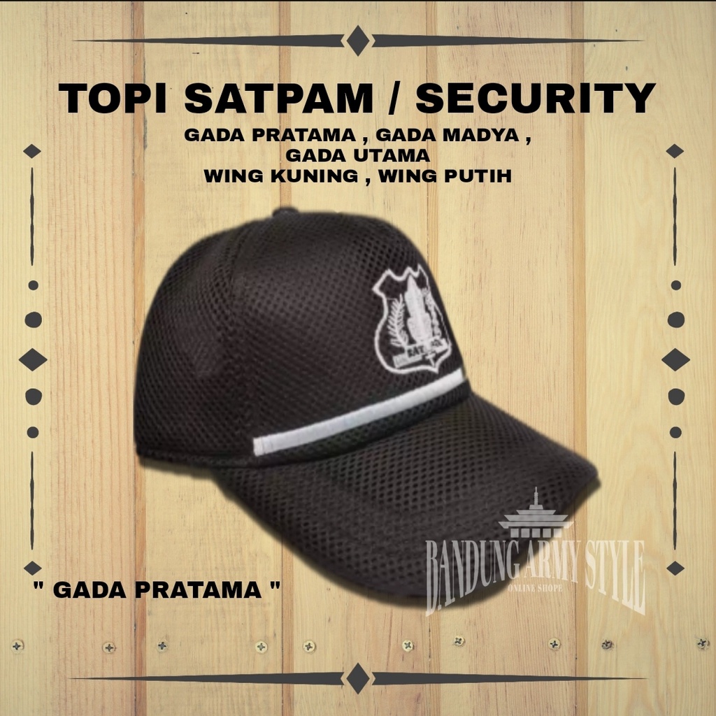 TOPI SECURITY MODEL BARU PDH PDL