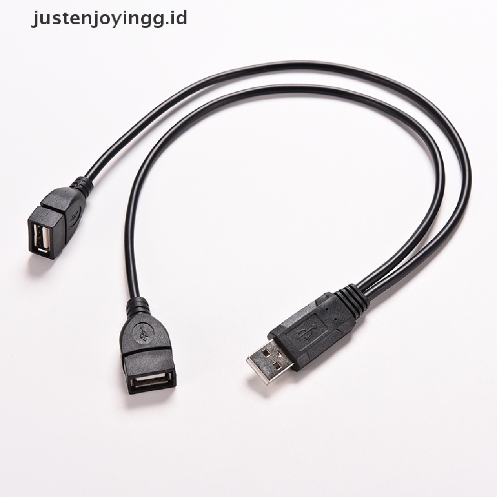 Kabel Power Adapter Splitter Y USB 2.0 A Male Ke 2 Female