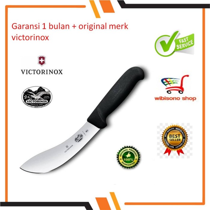 Pisau Seset Kulit - Skinning Knife Pisau Seset Kulit Victorinox Original 12 Cm 5. Terlaris -