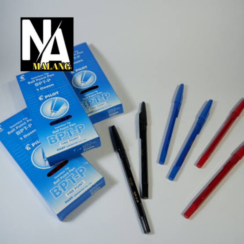 

Ballpoint BPT-P PILOT / Pulpen Pilot 1Pack 12Pcs