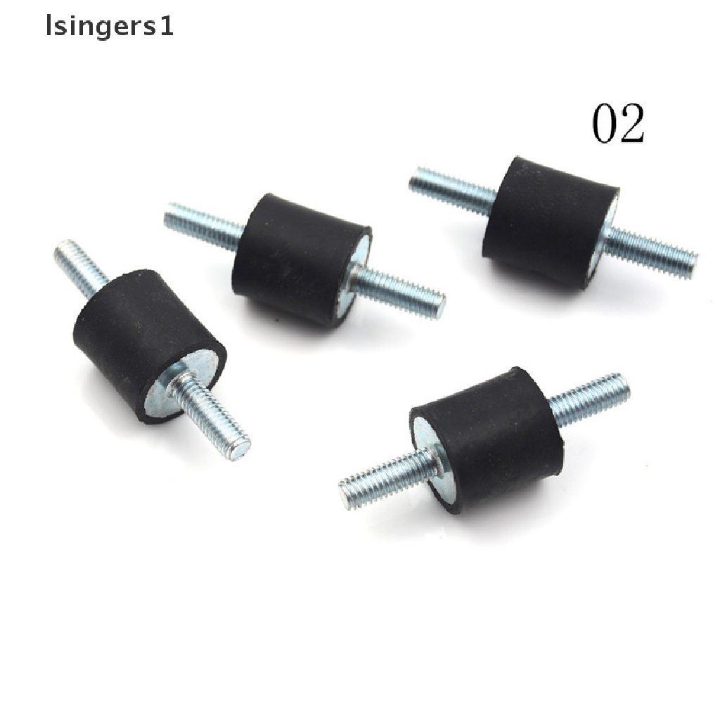 (lsingers1) 4pcs M4-M8 Pompa Kompresor Udara Mobil Anti Getaran Bahan Karet