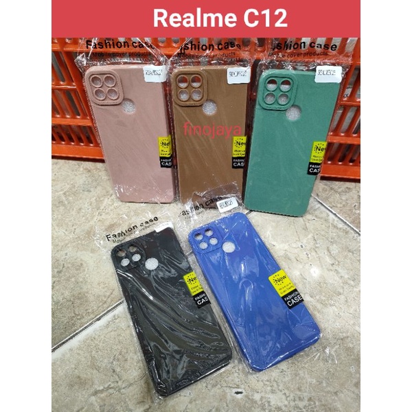 Softcase Realme C12 Silikon Casing Selicon Case Macaron Pelindung Pro Camera