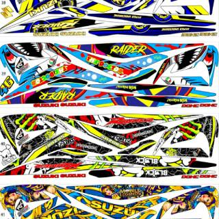Sticker Striping  Variasi Thailand Thailook  Satria  Fu  150 