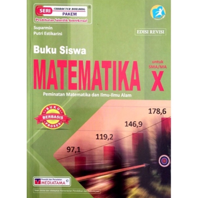 Jual Buku Siswa Matematika Kelas X 10 Sma Ma K13 Revisi Mediatama Indonesia Shopee Indonesia