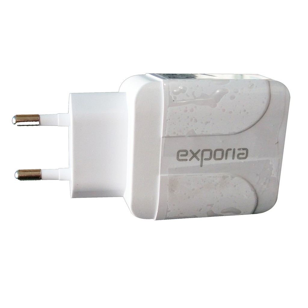 CHARGER EXPORIA LCD 2 USB MICRO QUALCOMM 3.0 FAST CHARGING