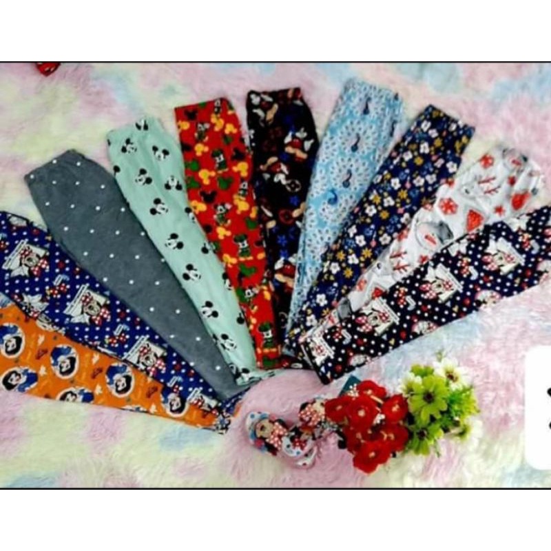 Celana Legging Anak Usia 5-6 Tahun//Bahan Nyaman//Pilih Motif Atau Polos