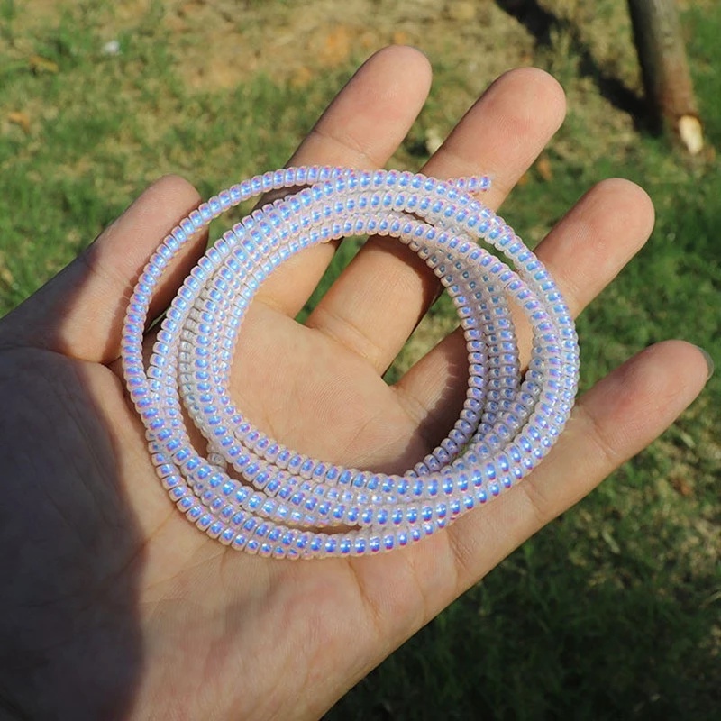 1.2M Colorful Phone Wire Cord Rope Plastic Protector Bobbin Winder/ USB Charging Cable Data Line Earphone Cover Spring Sleeve Twine