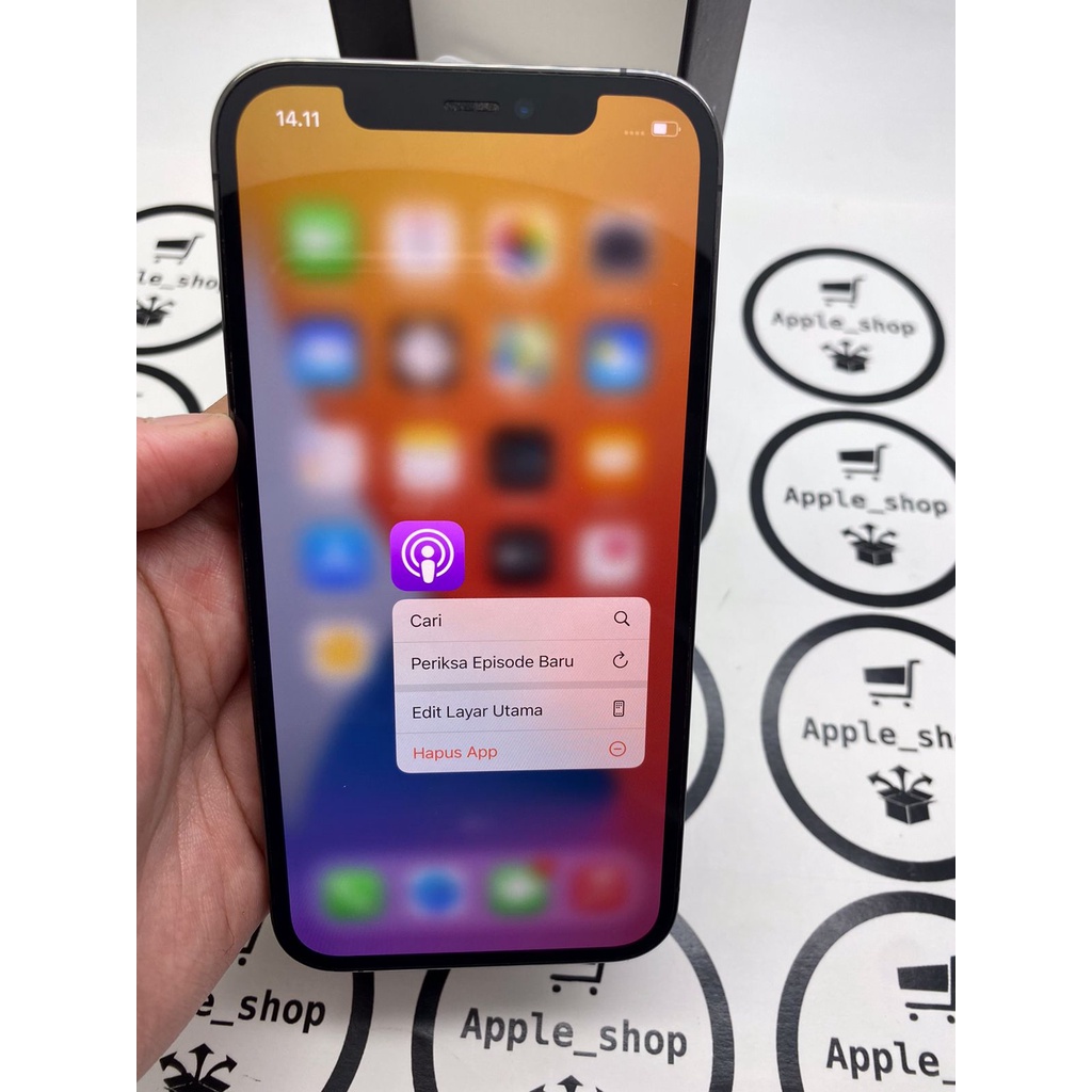 iphone 12 pro max 256gb graphite Lcd Original Mulus Original Bukan Refurbish / Rekondisi