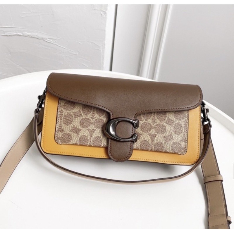 COACH TABBY SHOULDER BAG 26 IN COLORBLOCK SIGNATURE