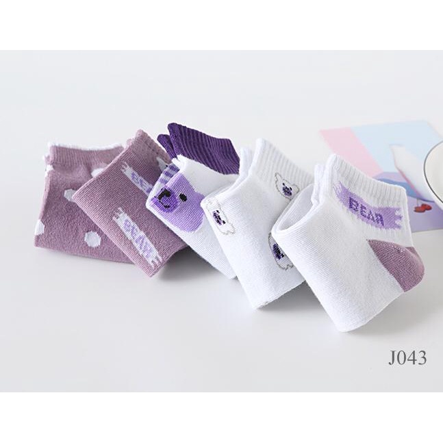 KAOS KAKI PURPLE BEAR J043