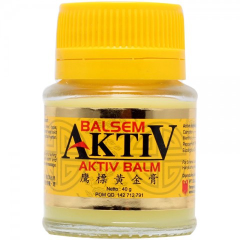 Balsem Aktiv 40gr Cap Lang Balsam Gosok Sakit Kepala Nyeri Otot Sendi