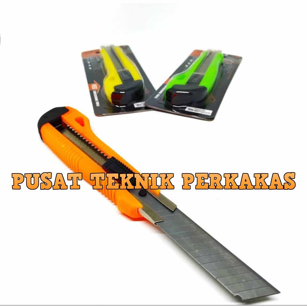 Cutter Besar 18mm FREED dapat 3pcs Mata Pisau