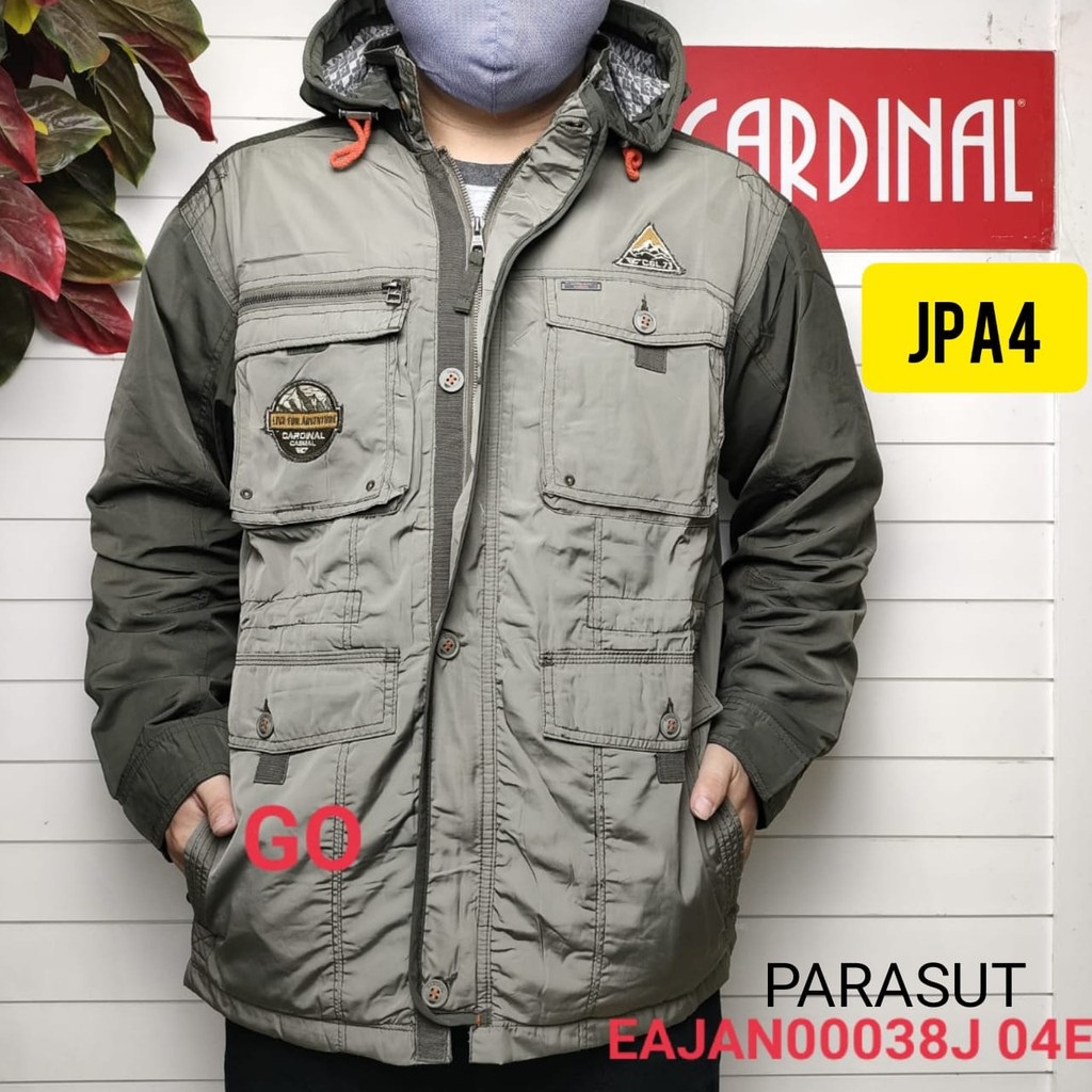 BB JPA CARDINAL JAKET PARASUT Cowok Casual Jaket Pria Keren Jaket Kekinian