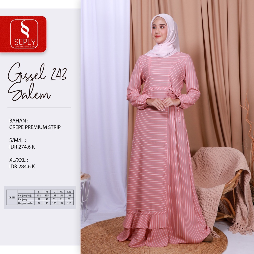 GAMIS TERBARU 2021 SEPLY GISSEL 243 SALEM