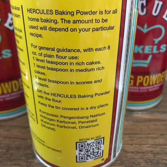 Baking Powder Hercules 450gram !!!