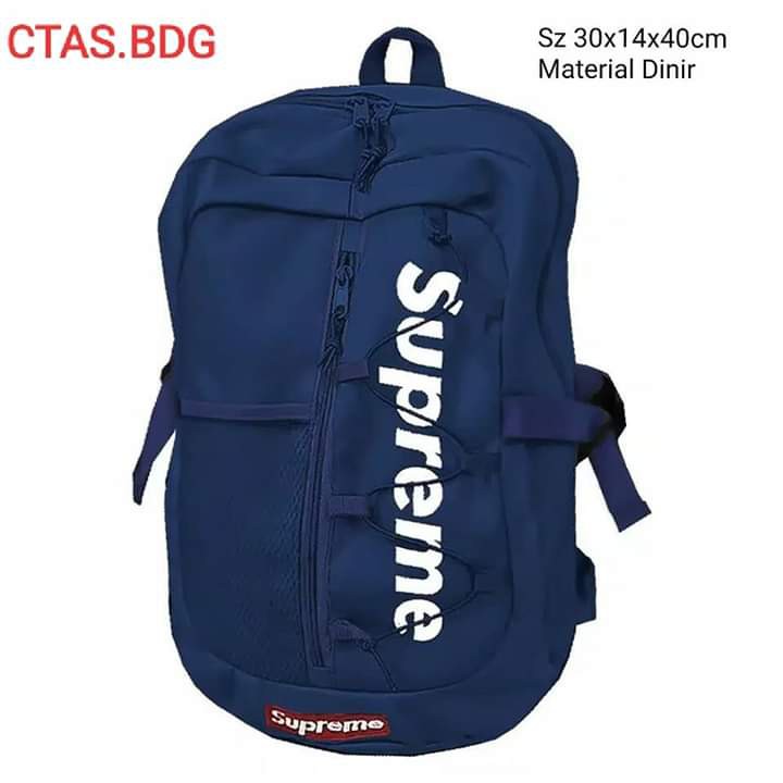 Ctas.bdg/ransel anak sekolah/tas ransel/tas simple/TAS MODEL BARU/tas anak murah/SUPREME/NAVY