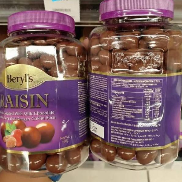 

Promo 12.12 COKLAT COKELAT BERYLS BERYL'S TOPLES BOTOL JAR RAISIN 450GR