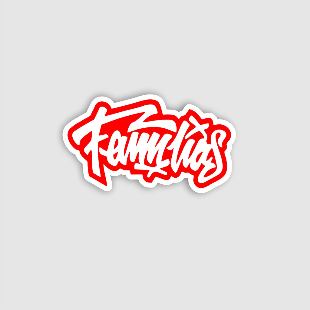 

Stiker Sticker Brand Distro Familias Vinyl Skate Surf Grafiti pop art Case Phone Tumblr Laptop Casing Striping Aesthetic Journal Hype Dinding Waterproof