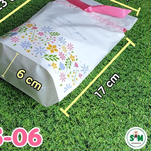 

(10pcs) Kemasan Plastik Kantong Serut Pita Cookies Goodiebag Hampers - PS-03 Gold