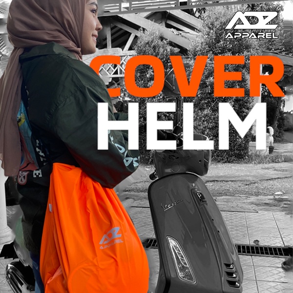 Sarung Helm Antiair Cover Helm Waterproof Tas Helm Jas Hujan Raincoat Anti Air Slingbag Polos Mantel Helm Pengaman Helm