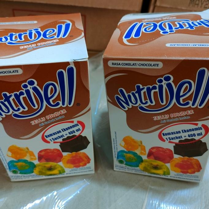 

populer] Jelly Powder Tepung Jelly Nutrijell Coklat 1 Box @20 gram