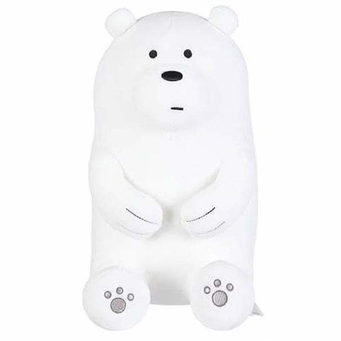 BONEKA / MINISO Boneka Posisi Duduk Lovely Sitting Plush Toy Ice Bear / BAGUS DAN BERKUALITAS
