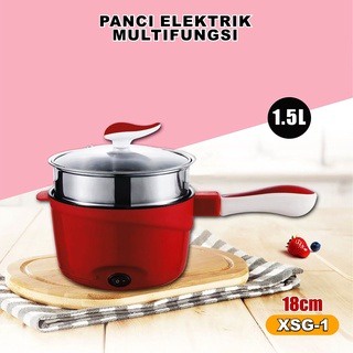 Panci Listrik Stainless Steel / Panci Elektrik Multifungsi Electric Fry Pan / Electric Cooking Pot / Panci listrik Serbaguna