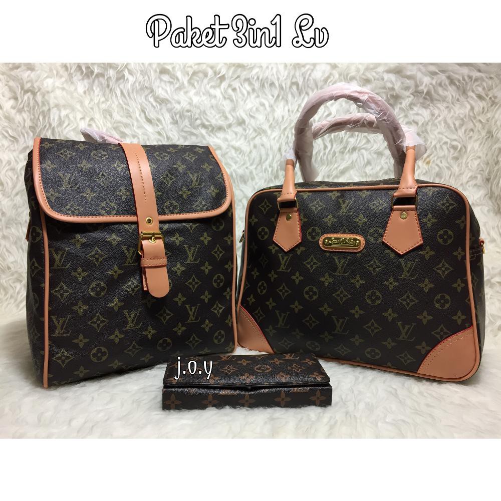 Tas Lokal/Tas Paket Murah/Tas Wanita/Paket 3in1 LV