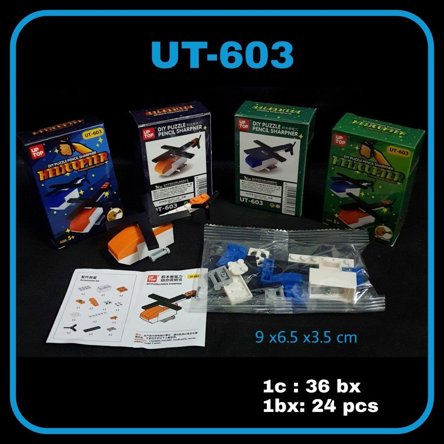 

SJS Serutan Pensil/Lego/Peruncing/Edukasi Anak/Mainan/Rautan/Puzzle