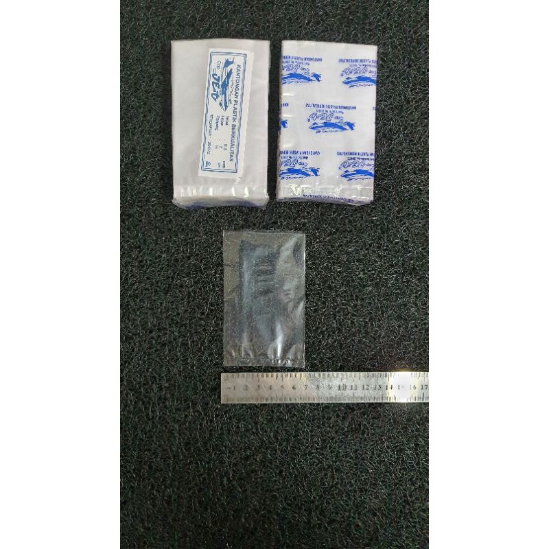 Plastik Kantong / Kantong Plastik PP Tebal 0.03 Cap Jet Lebar 7 Cm Panjang 11 Cm