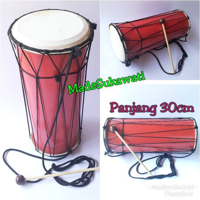 Kendang gendang drum mini bali 30cm djembe