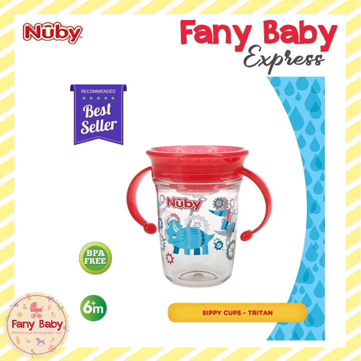 NUBY WONDERCUP TRITAN GLITTER 240ML - NB229