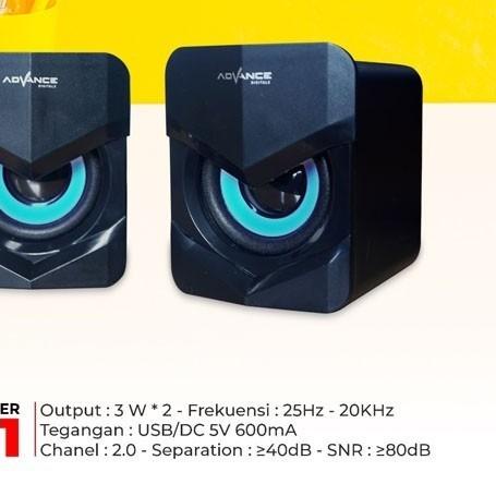 ● Speaker Advance CLS-101 / CLS101 Speaker Komputer Speaker laptop ♬