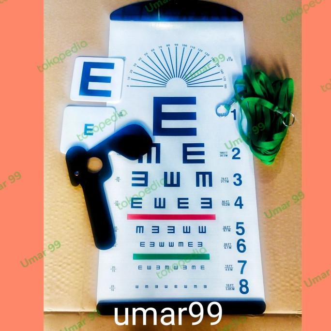 snellen chart e tumbling 1set