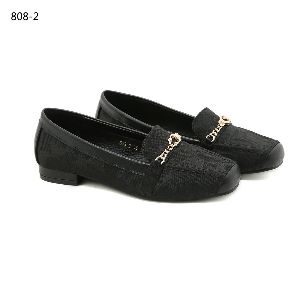 fashion logo Loafers Women's Shoes  #808-2