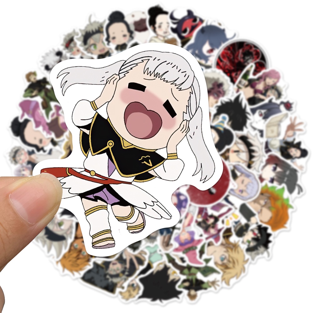 BC001 – Sticker / Stiker Anime Jepang Black Clover