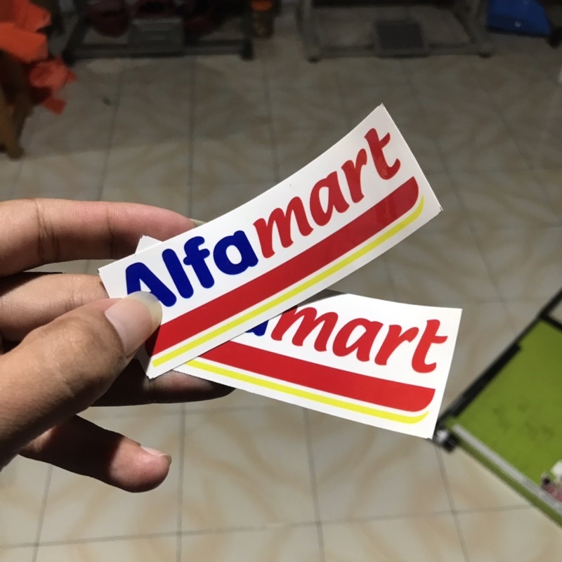 Sticker Indomaret Alfamart Bijian Anti Air