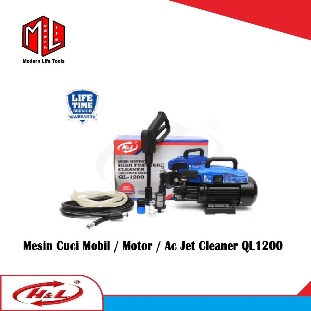 Mesin Steam Cuci Jet Cleaner High Pressure Washer H&amp;L QL-1200