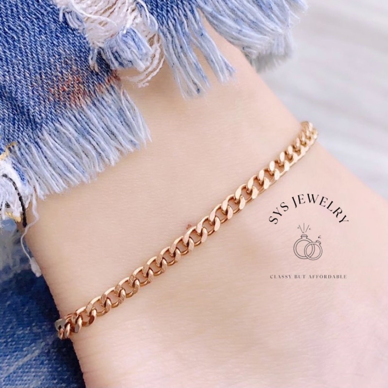 gelang kaki titanium sisik naga ubs look like anti karat