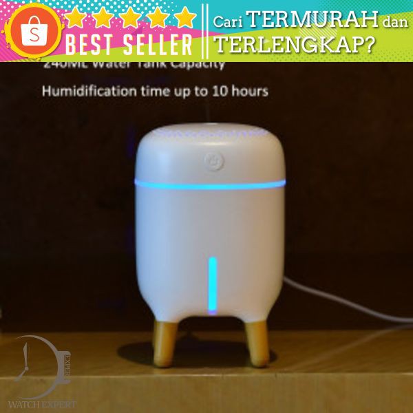 XProject Air Humidifier Essential Oil Diffuser Cute Design 240ml - H433 - White