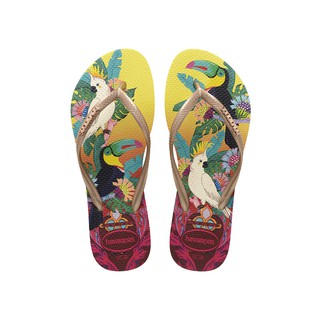 havaianas slim tropical ivory