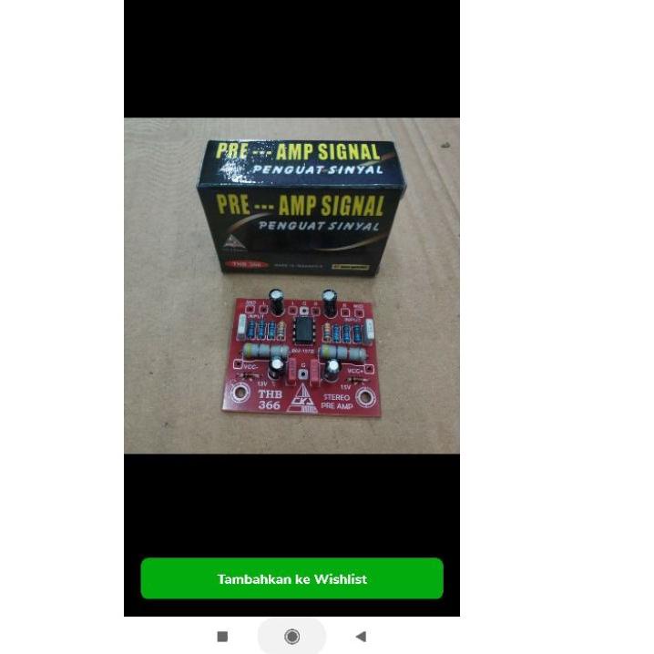 Kit Pre amp penguat input audio CKJ THB 366 / kit Preamp audio CKJ THB366