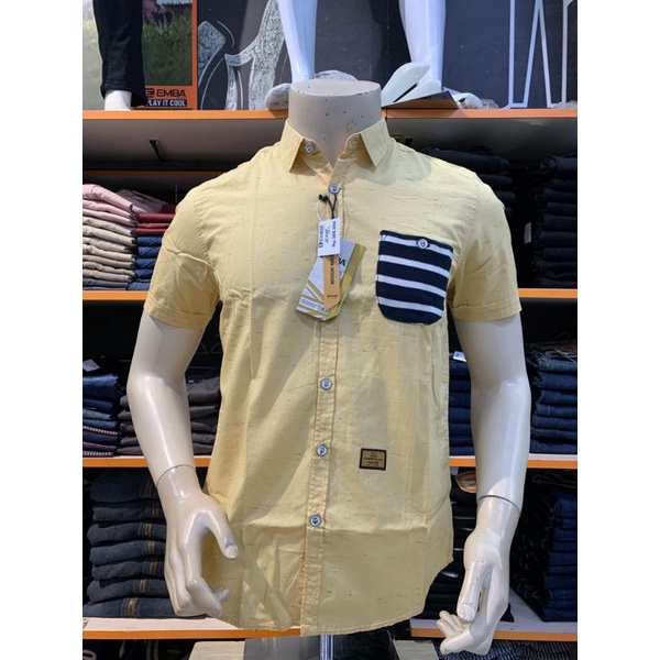 KEMEJA PENDEK EMBA JEANS ORIGINAL