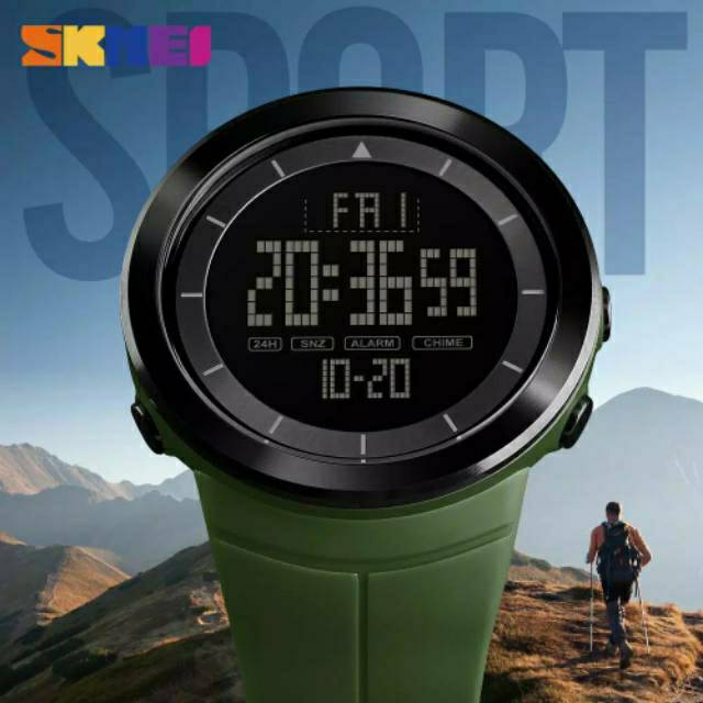 Jam Tangan Pria / SKMEI 1402 Men LED Digital / Digital SKMEI