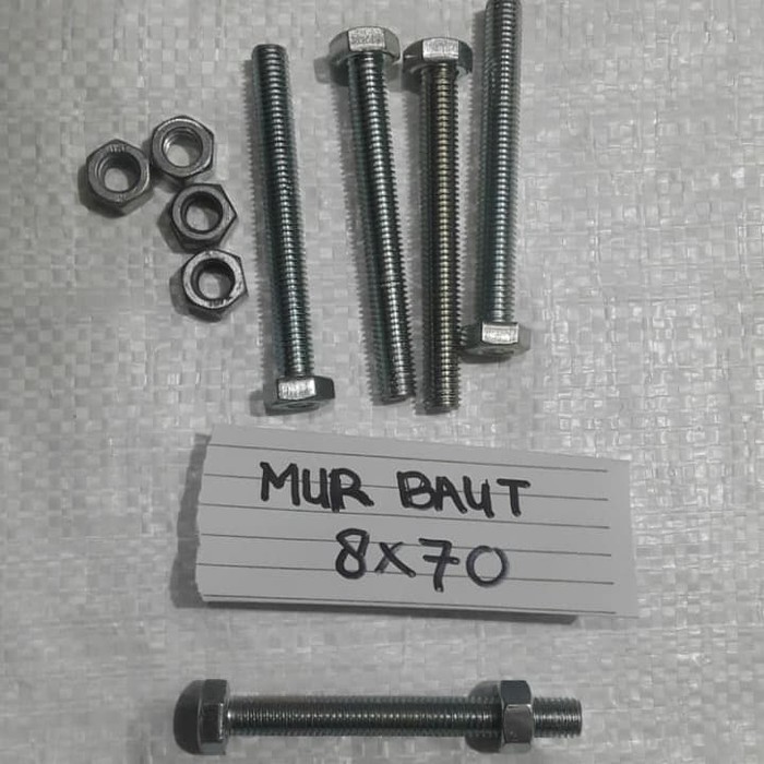 Mur baut 8 x 70 / mur baut 8 x 70 murah