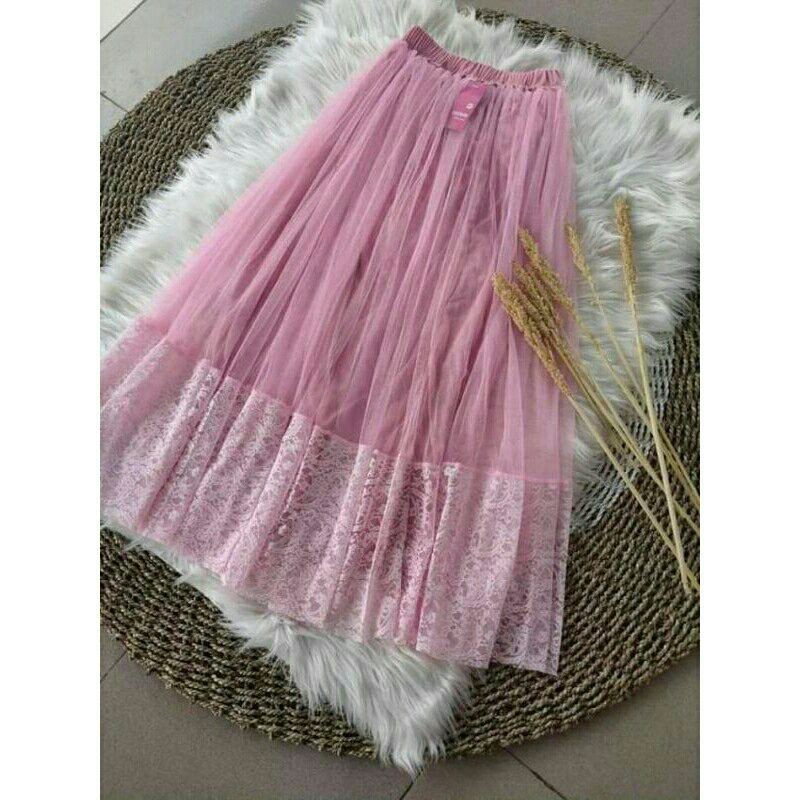 ROK TUTU BROKAT DEWASA PREMIUM/ ROK TUTU RENDA BROKAT