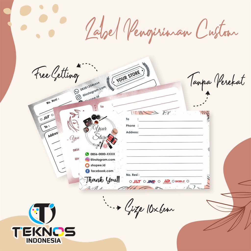 

LABEL PENGIRIMAN OLSHOP CUSTOM