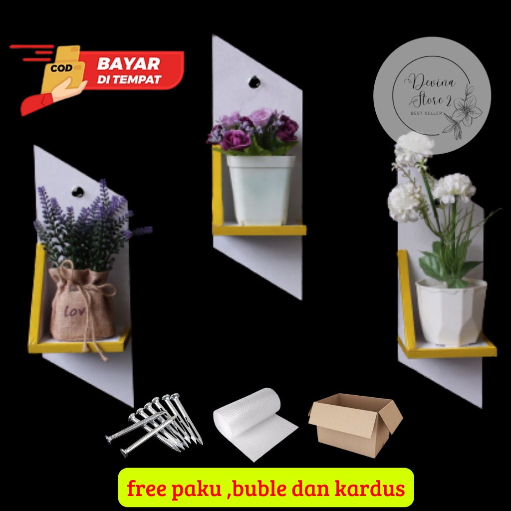 RAK HIASAN DINDING KUNING|| rak  hiasan dinding gantung||RAK HIASAN DINDING MINIMALIS||rak hiasan di