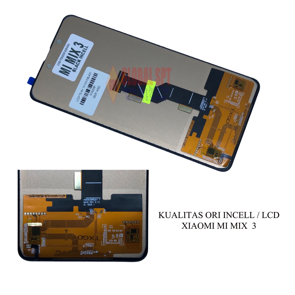 ORI INCELL / LCD TOUCHSCREEN XIAOMI MI MIX 3 / ,MIMIX 3