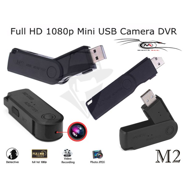 HD 1080 Hidden Spy Camera USb Adapter M2